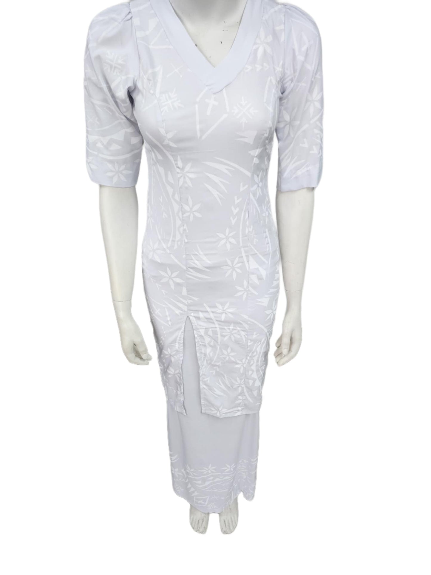 Hanna White Puletasi Size 10