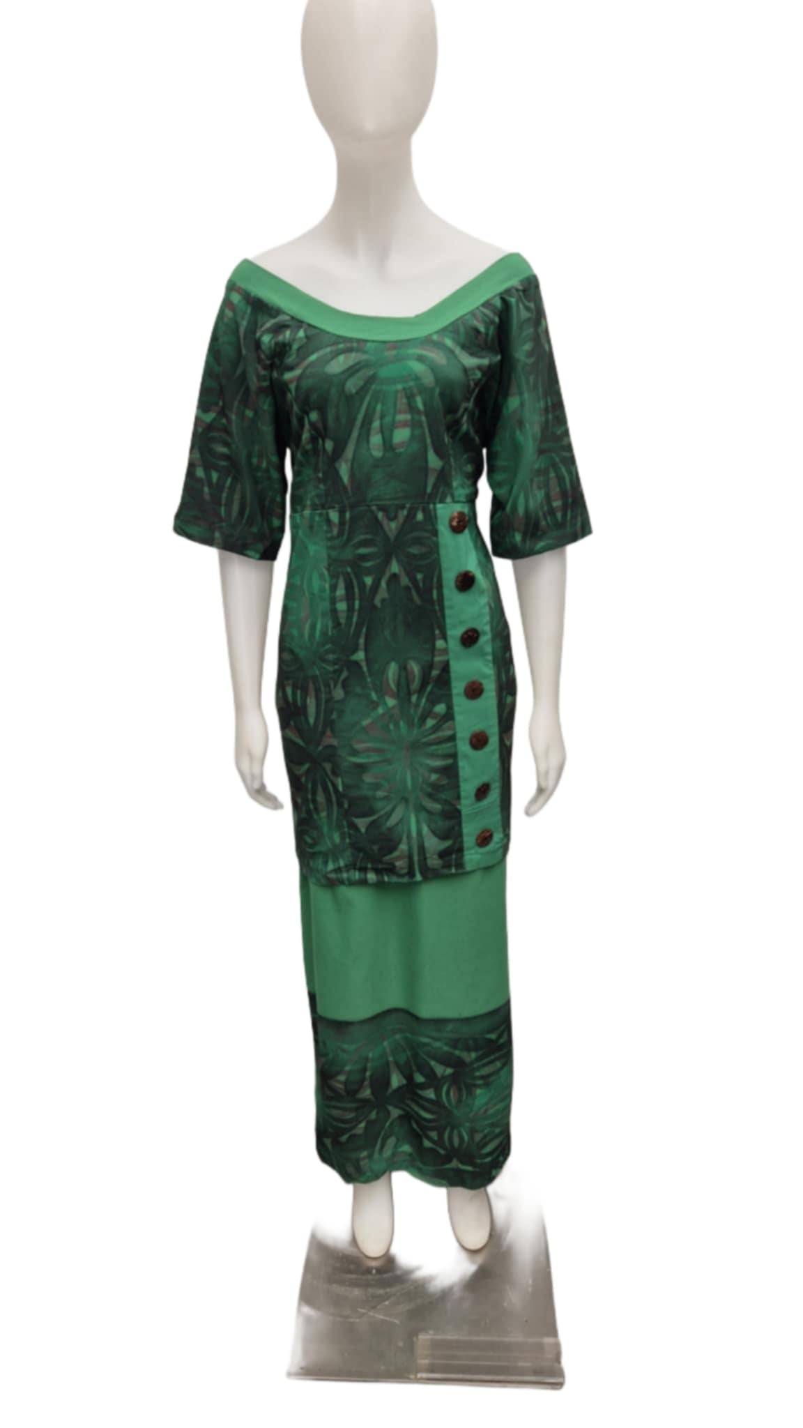 Green Hug Puletasi Size 20