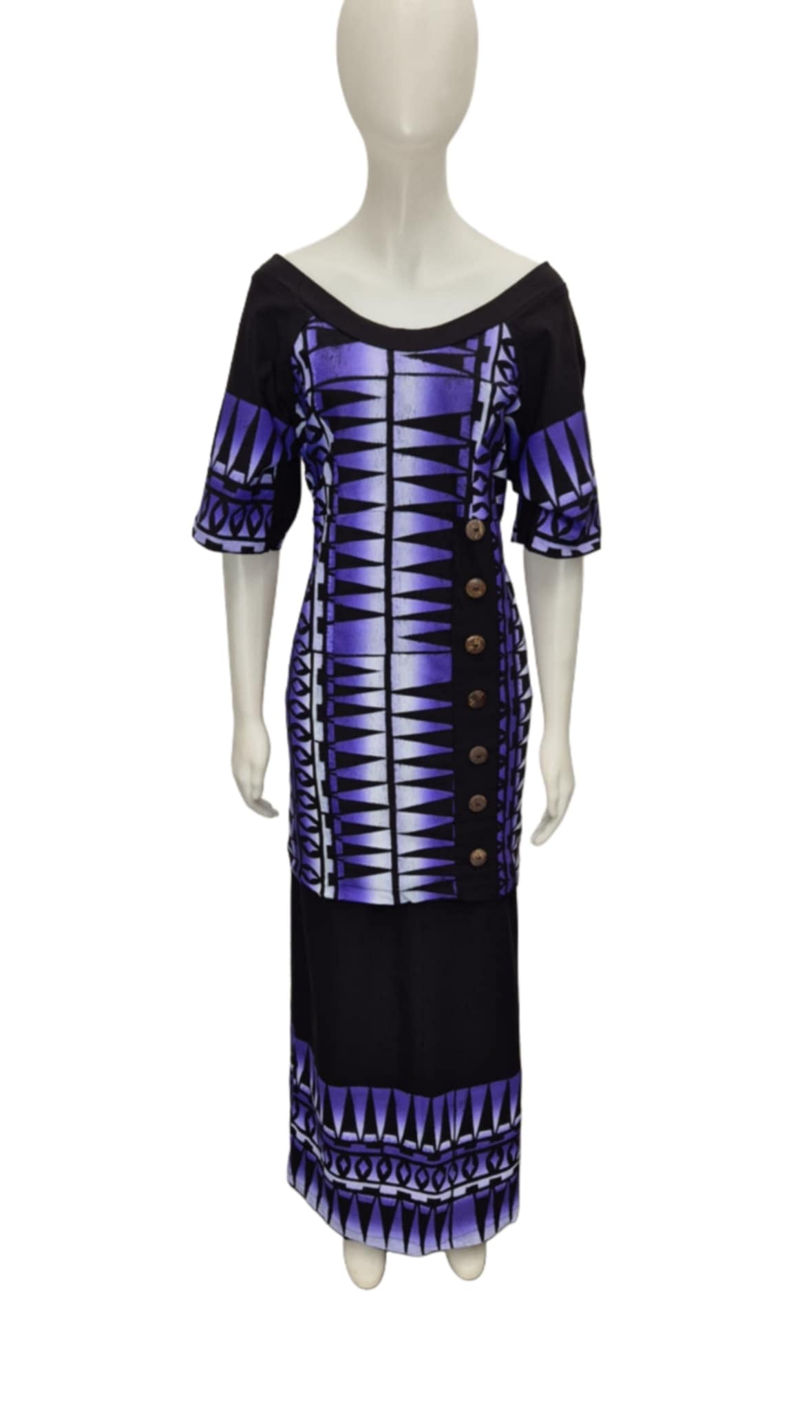 Faapena Purple Black Size 20 Puletasi