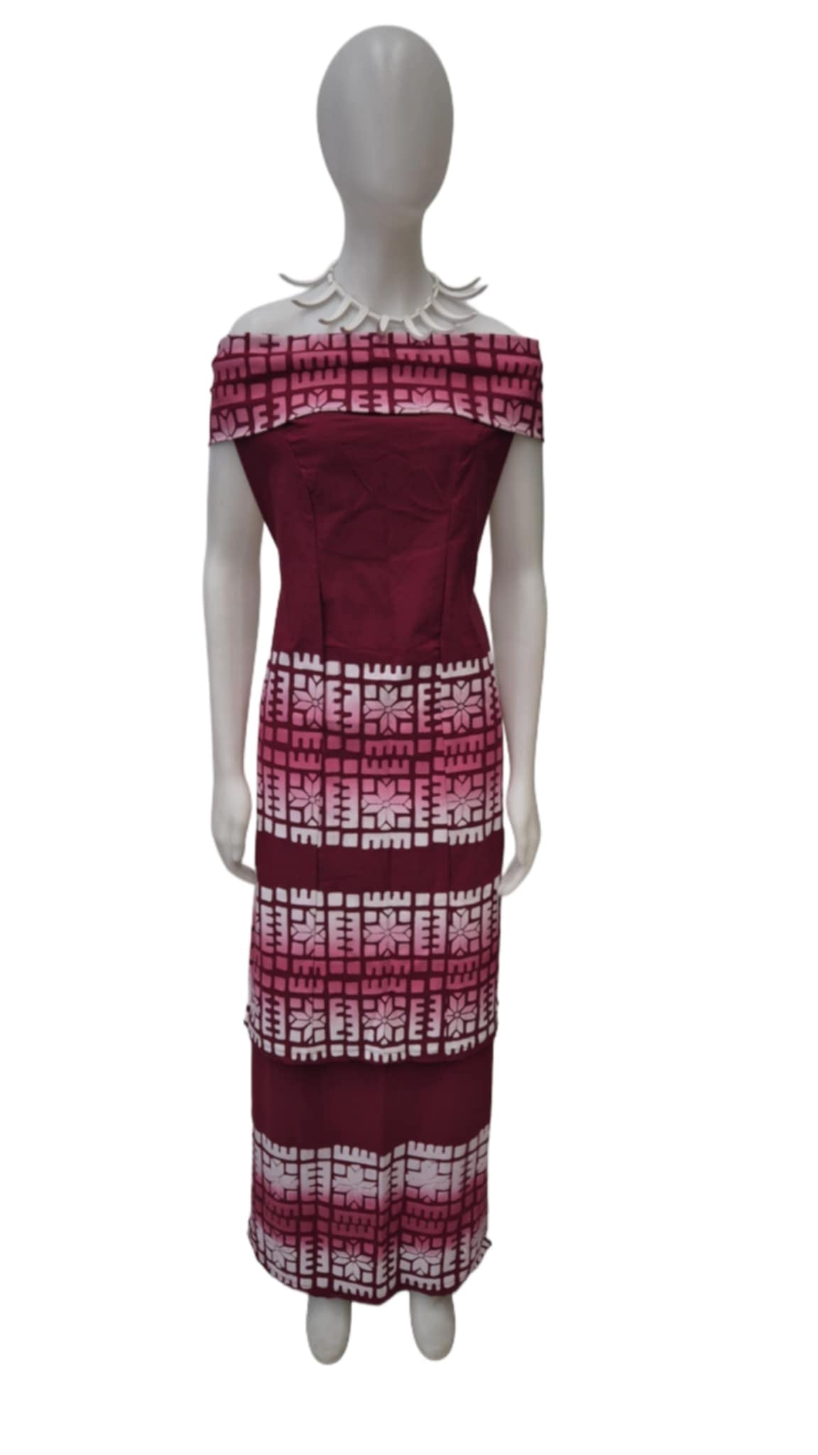 Collete Maroon Puletasi Size 20