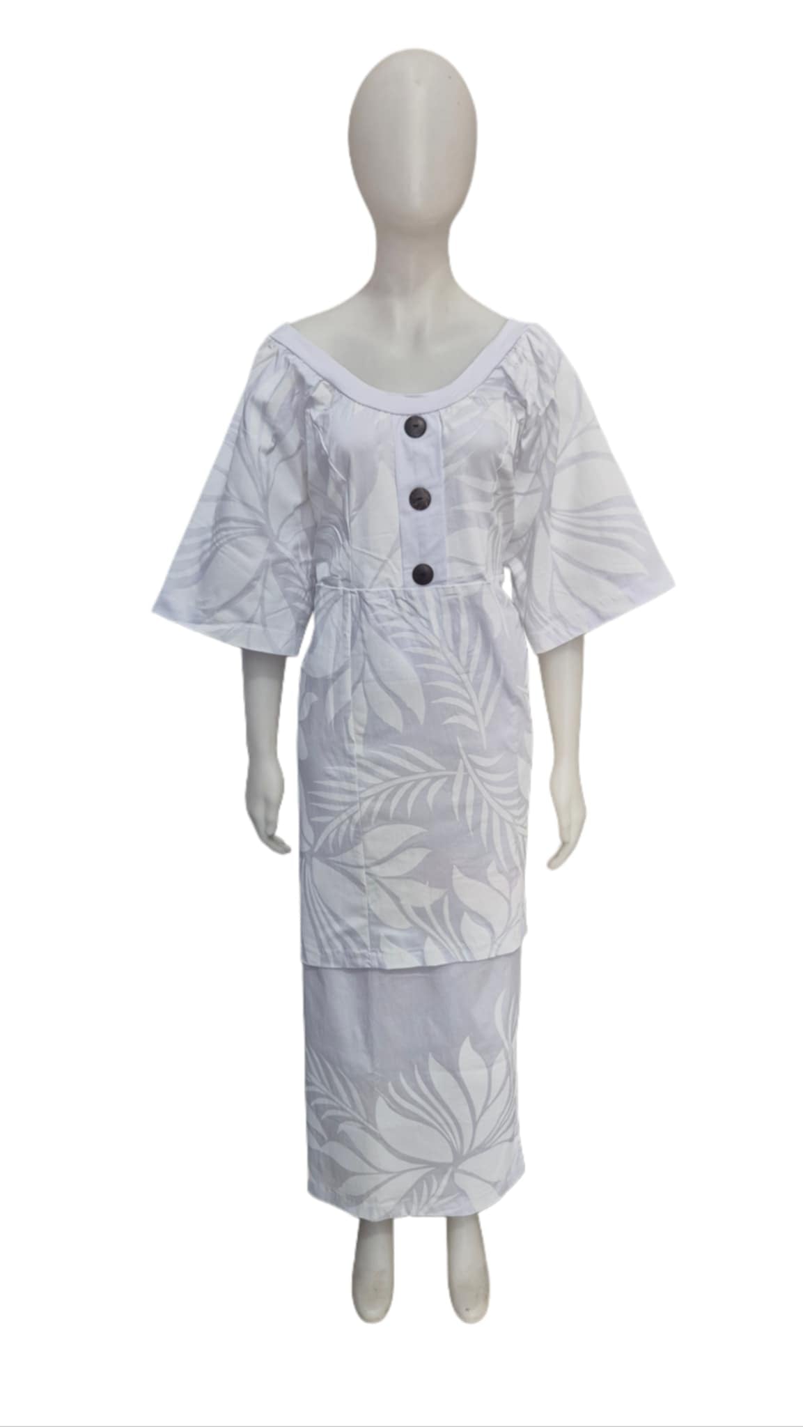Mercy White Puletasi Size 26