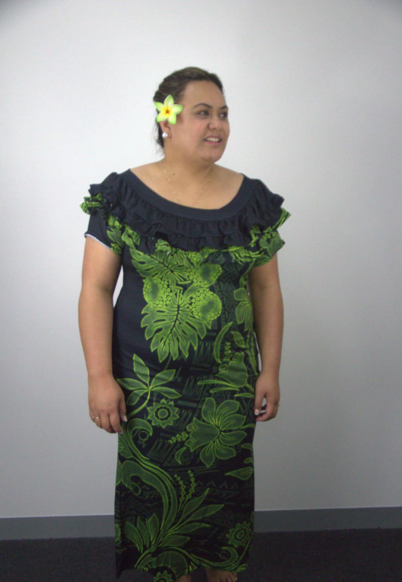 Green and Black Lora