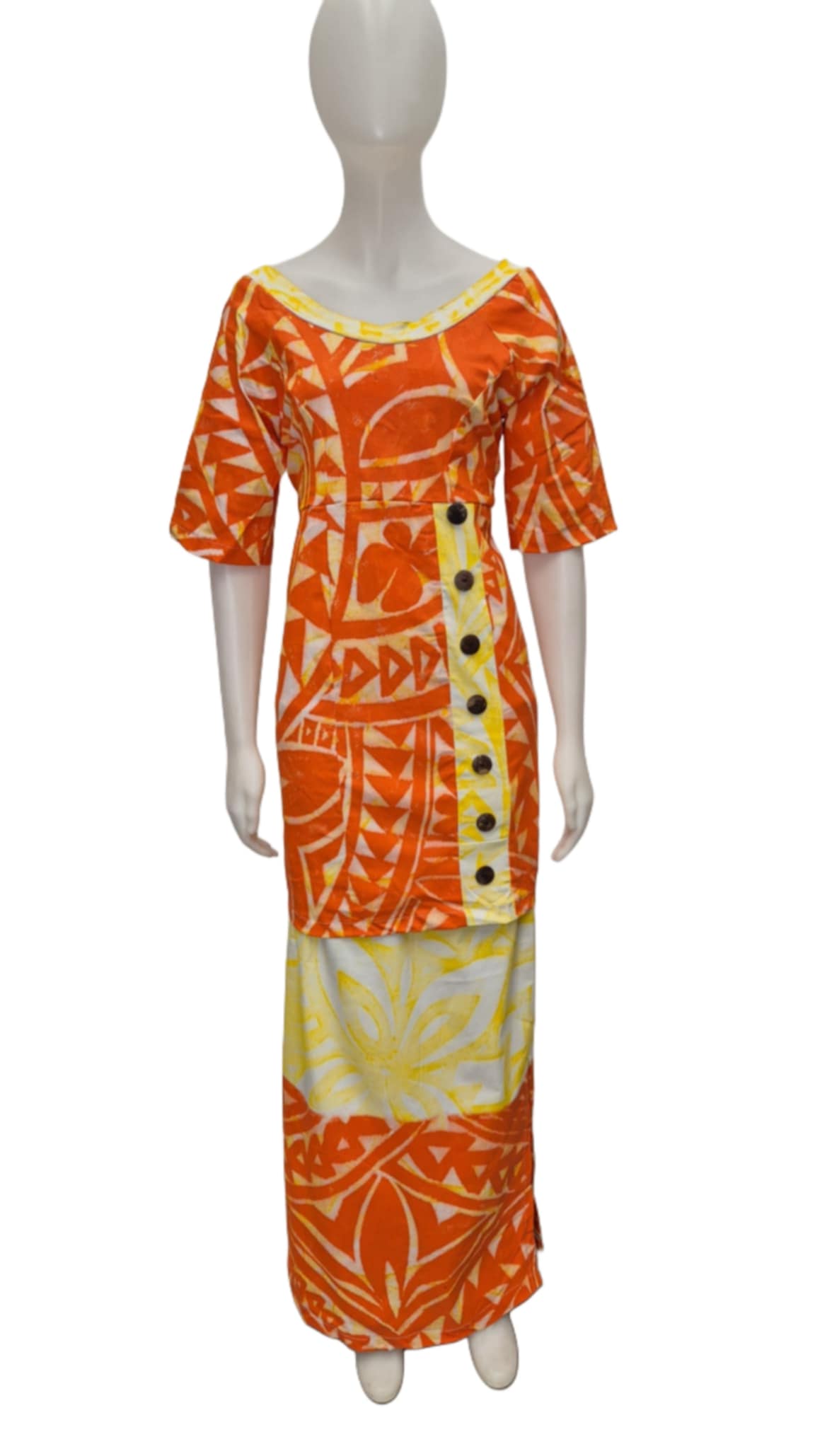 Nui Puletasi Orange Size 16