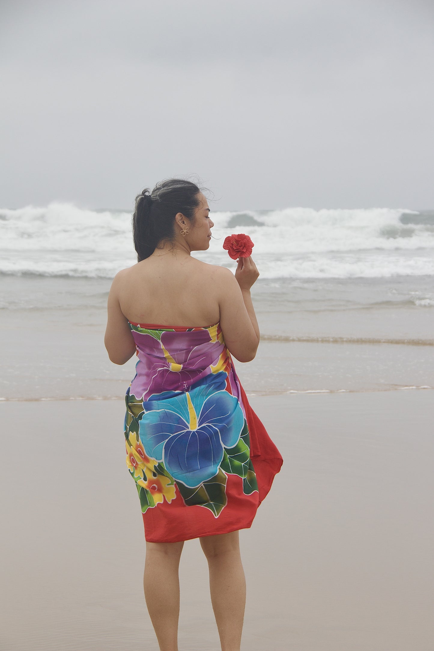 Apple Red Sarong (#27)