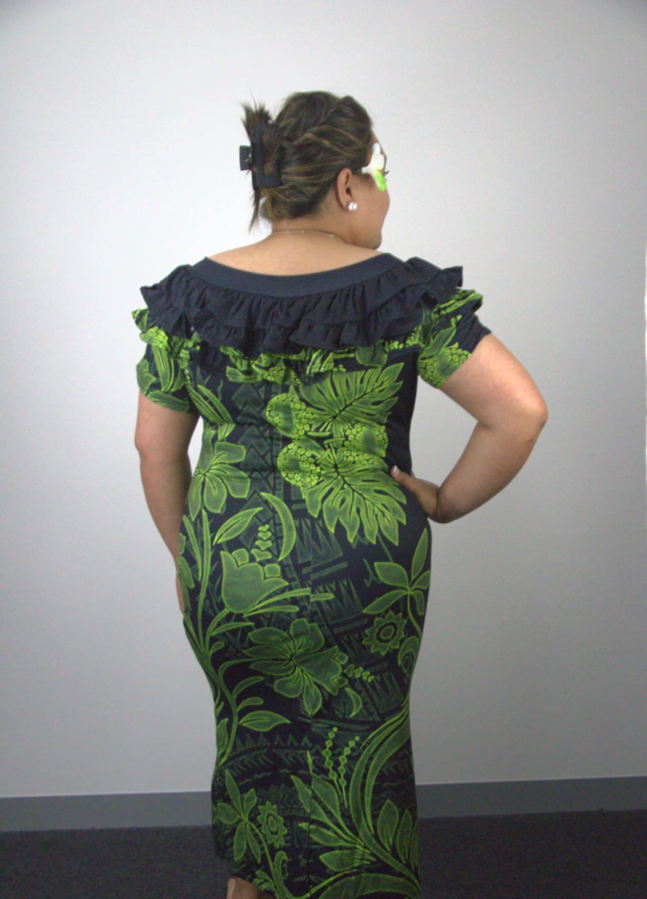 Green and Black Lora