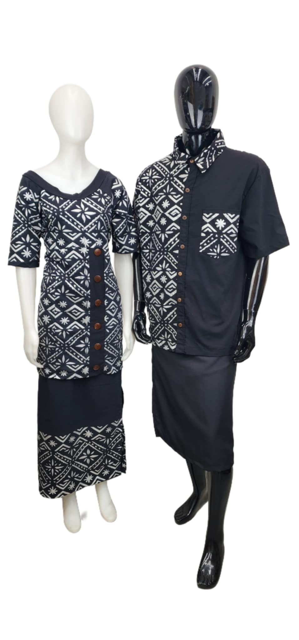 Pua Couple Set (Puletasi Size 14 & Shirt 2XL)