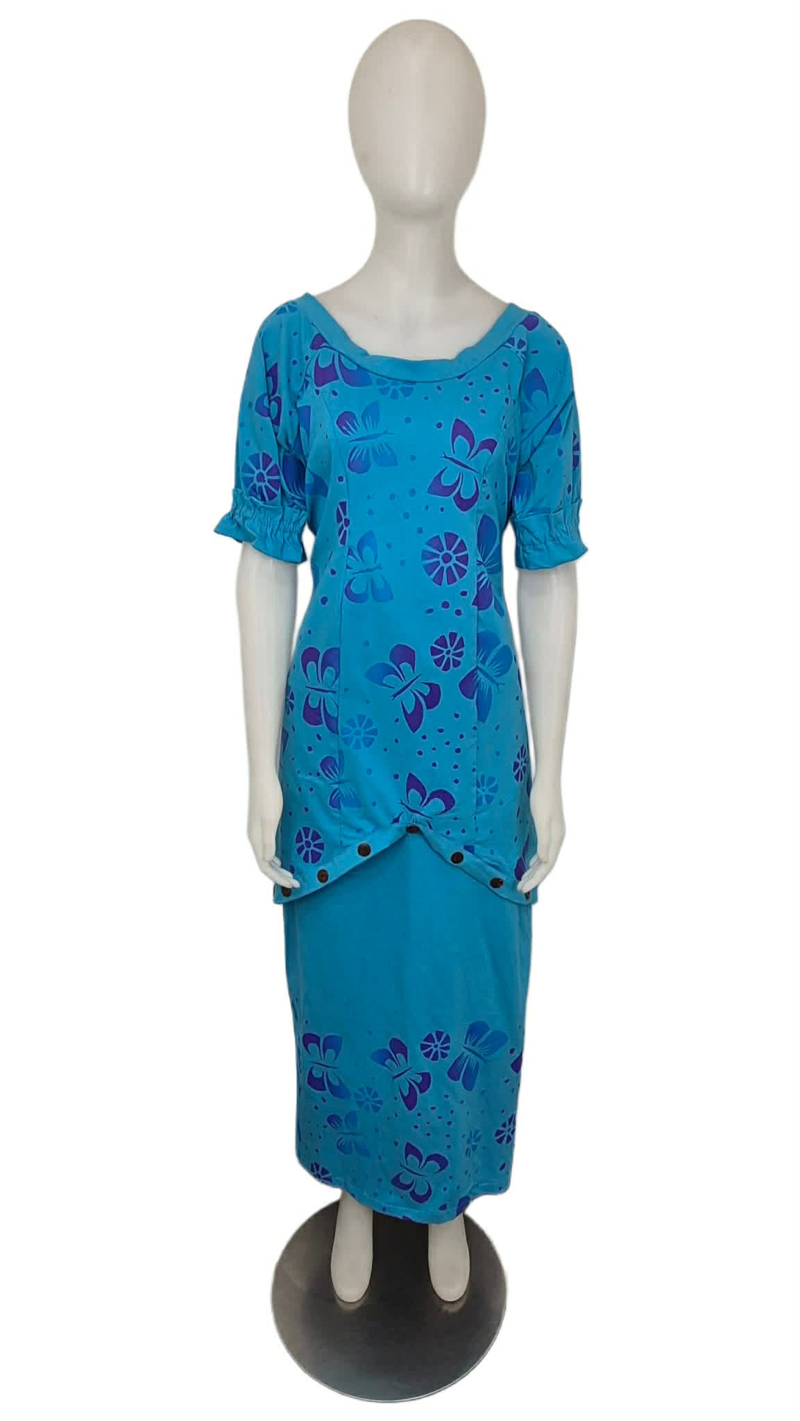 Singing in the Rain Blue Puletasi Size 18