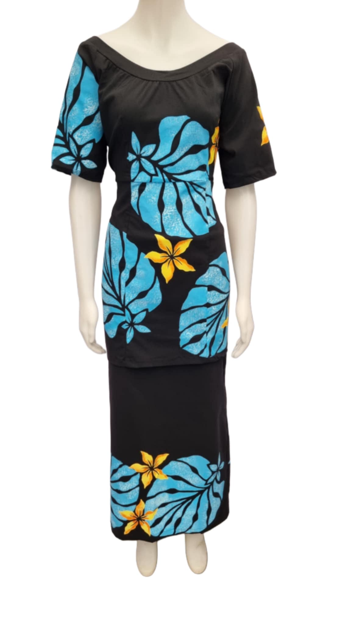 Unshaken Black Puletasi Size 18
