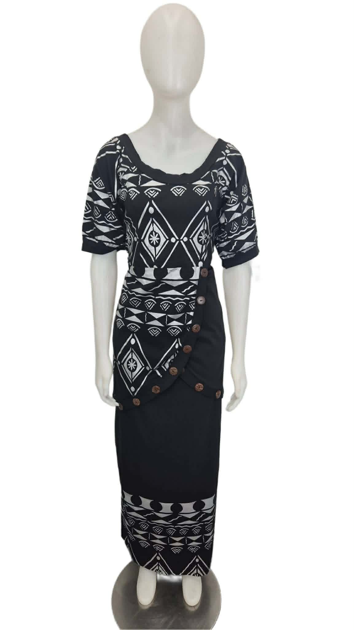 Violina Black Silver Puletasi Size 20