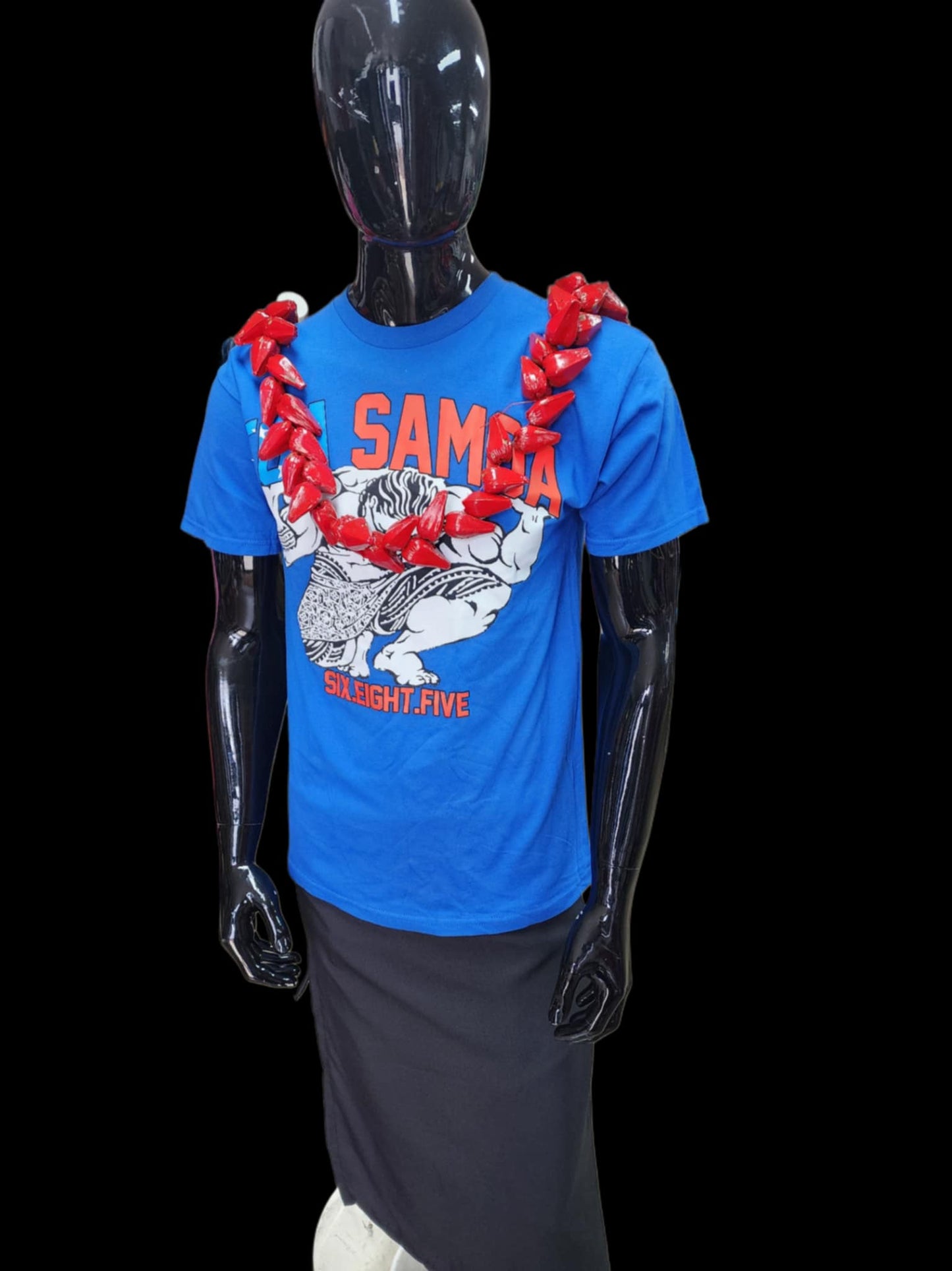 6-8-5 Toa Samoa Blue Shirt (Medium & Large Sizes Only)