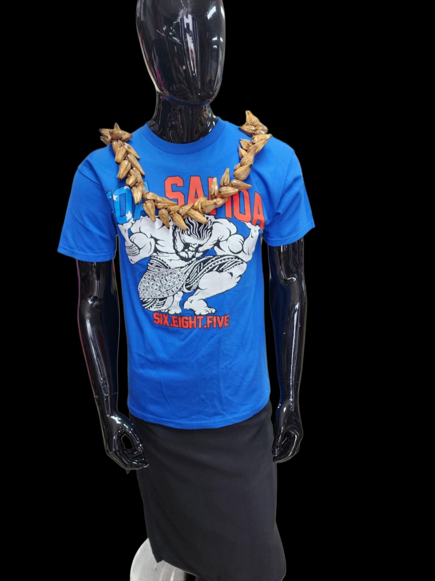 6-8-5 Toa Samoa Blue Shirt (Medium & Large Sizes Only)