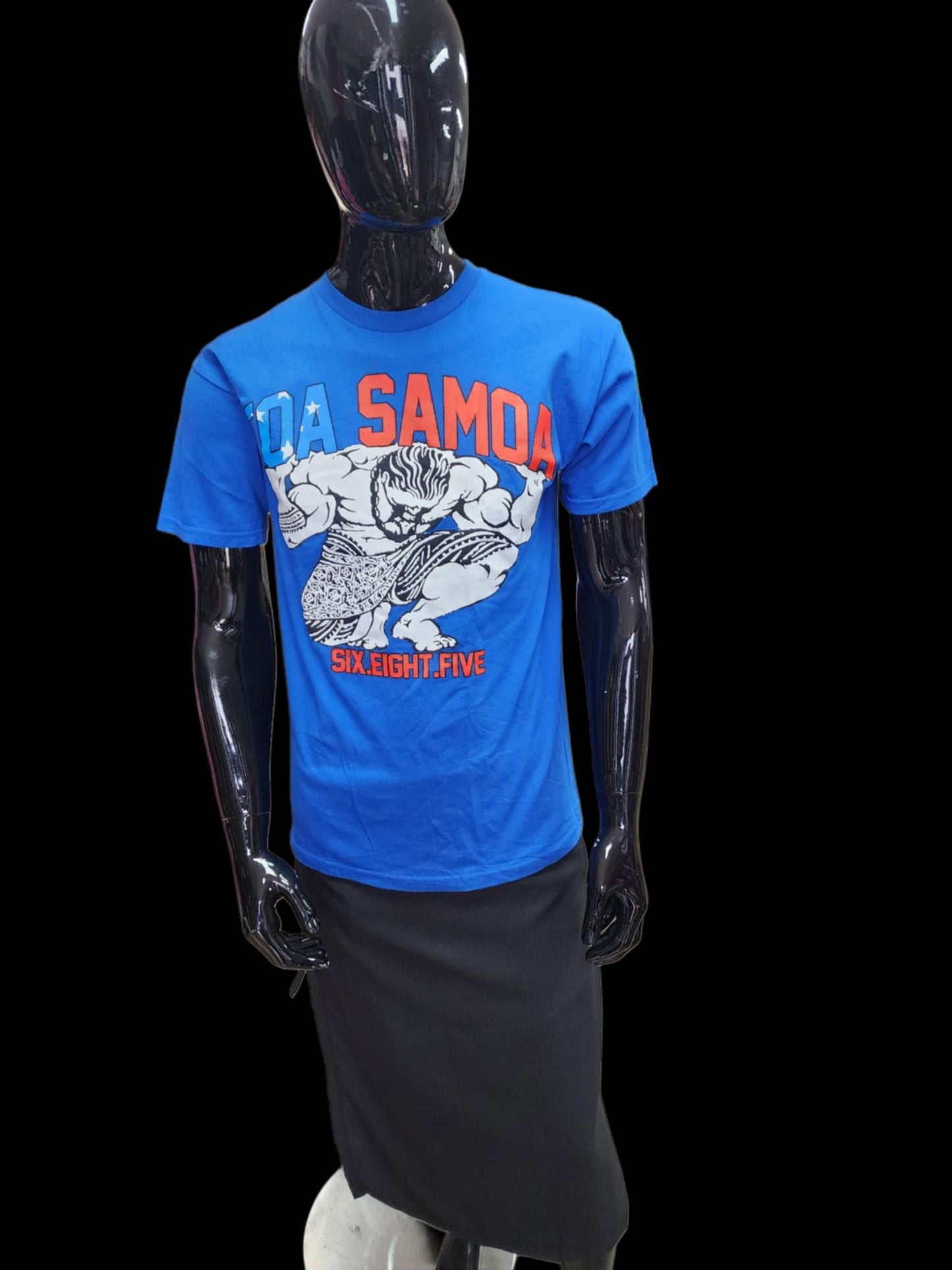 6-8-5 Toa Samoa Blue Shirt (Medium & Large Sizes Only)