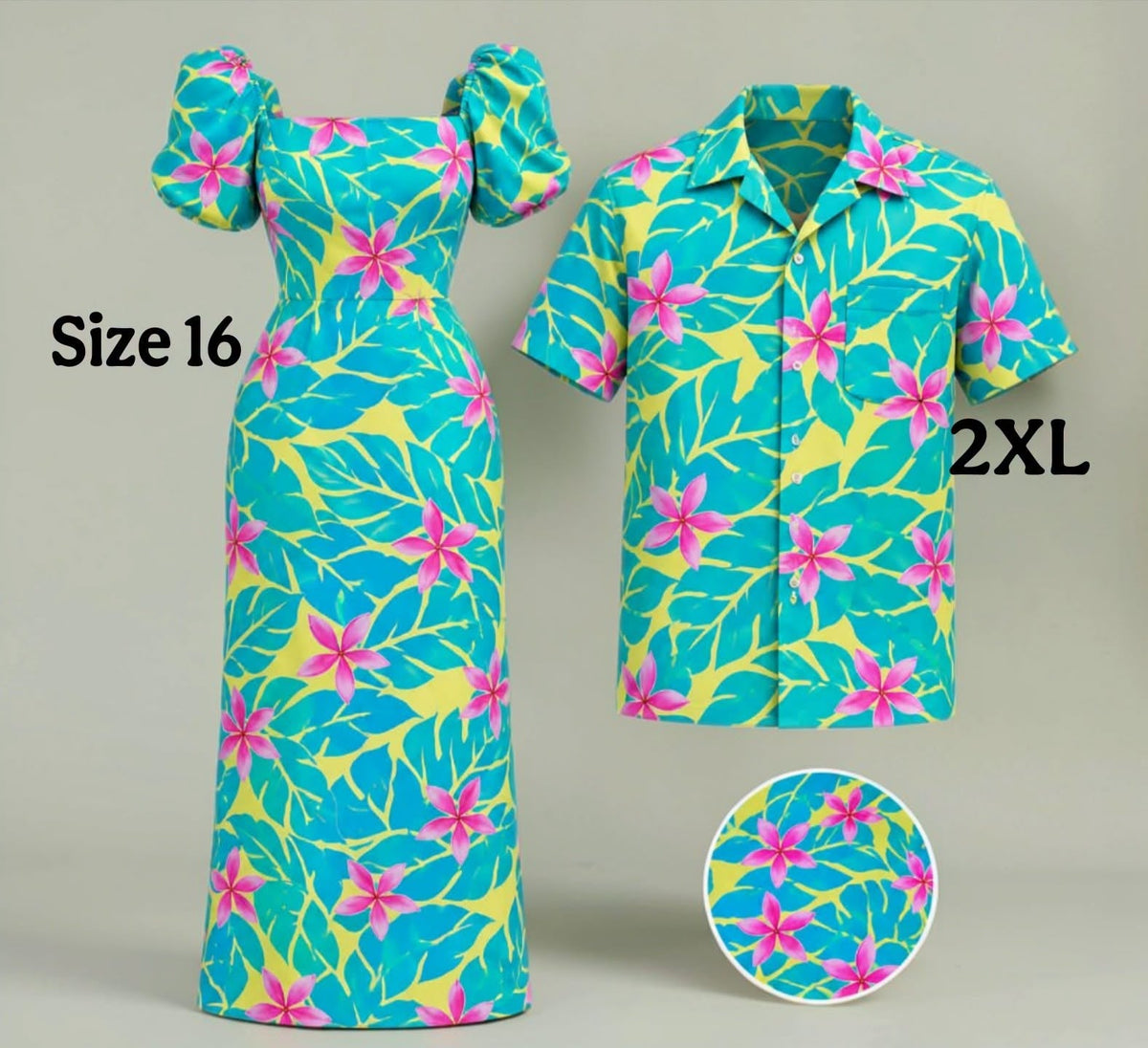 Poumate Green Couple Set