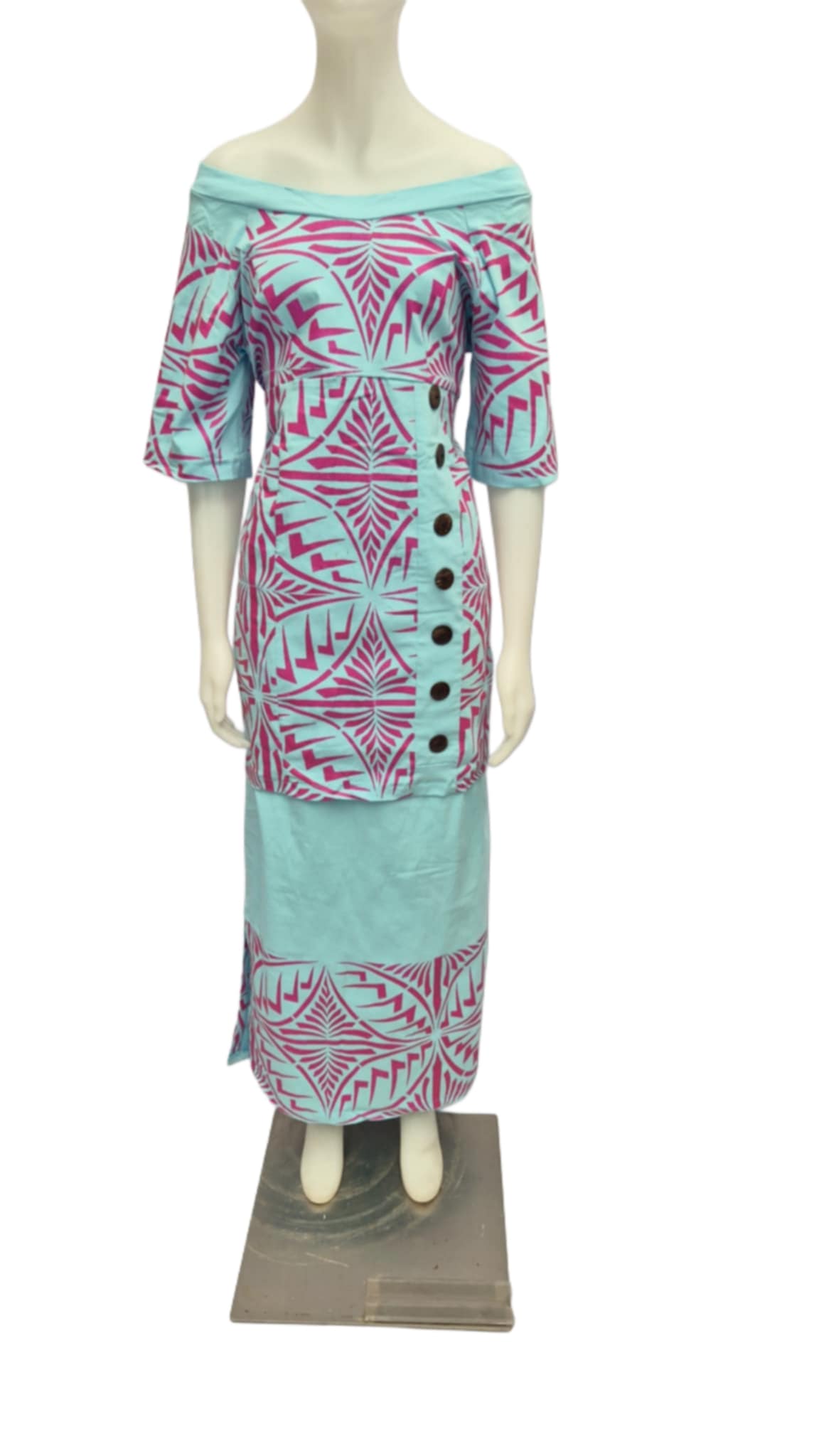 Tahine buttons Puletasi Size 18