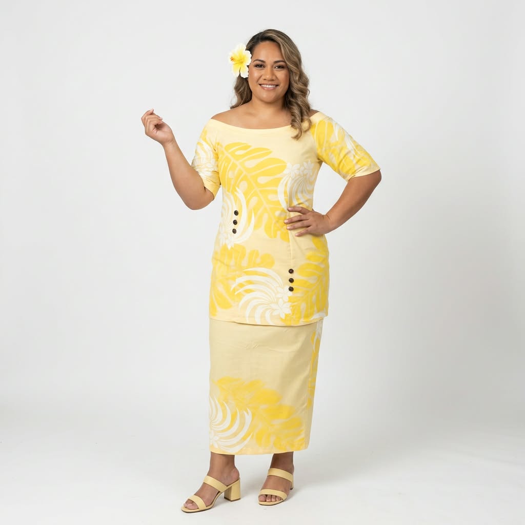 Arasi Yellow Size 16 Puletasi