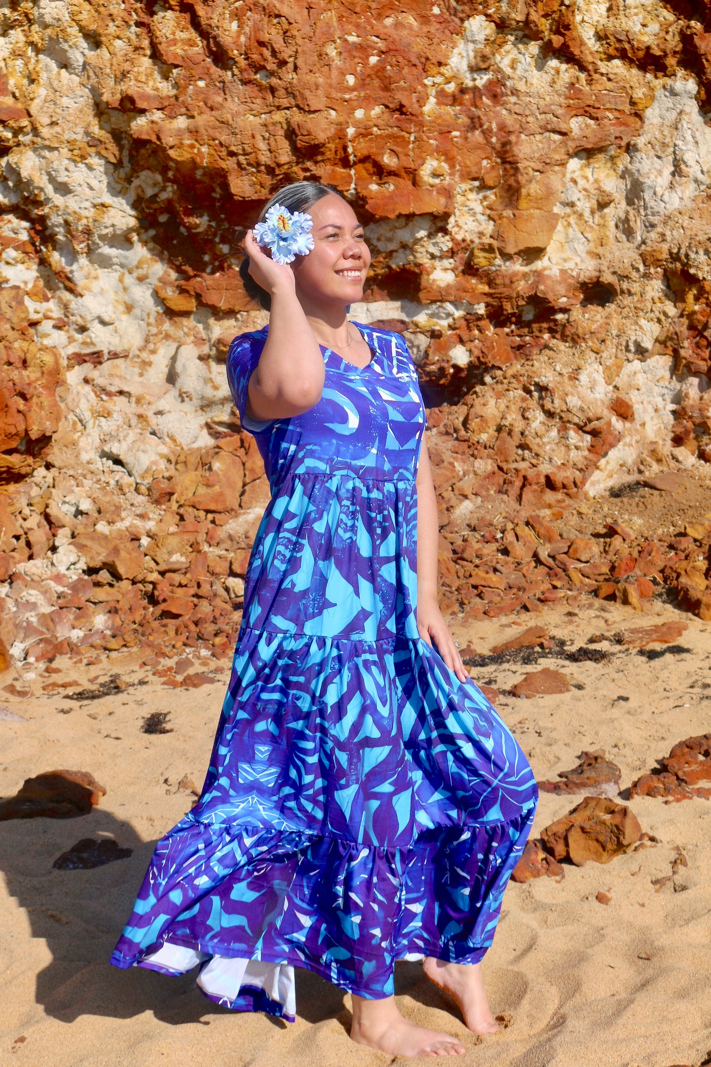 Ocean Wave Lupe Dress