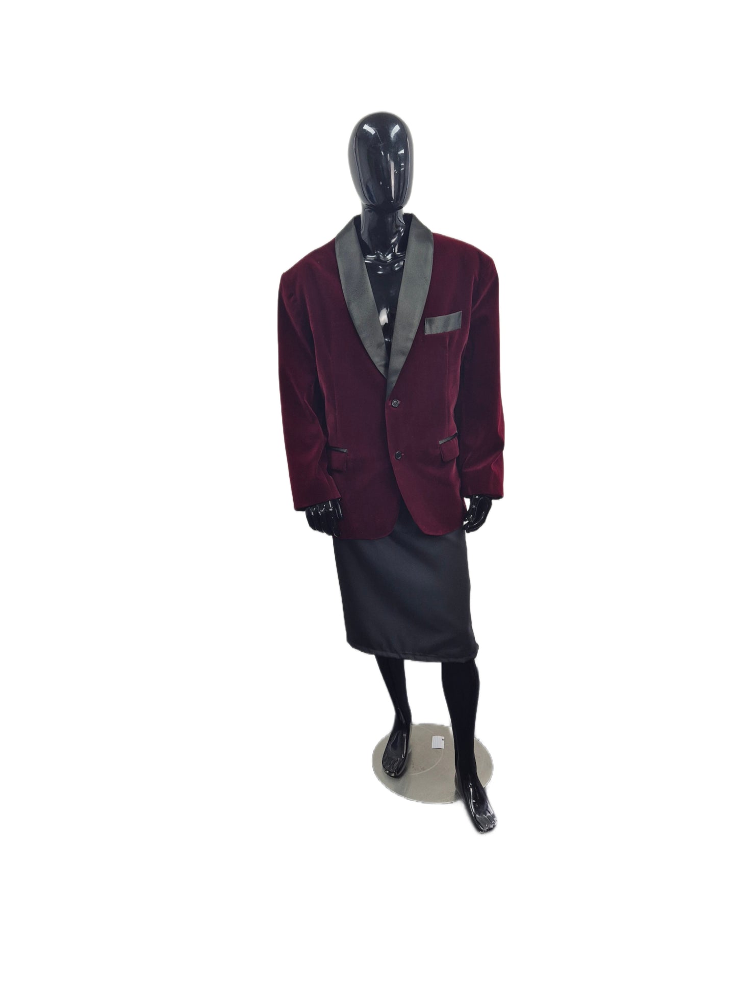 Velvet Maroon Blazer