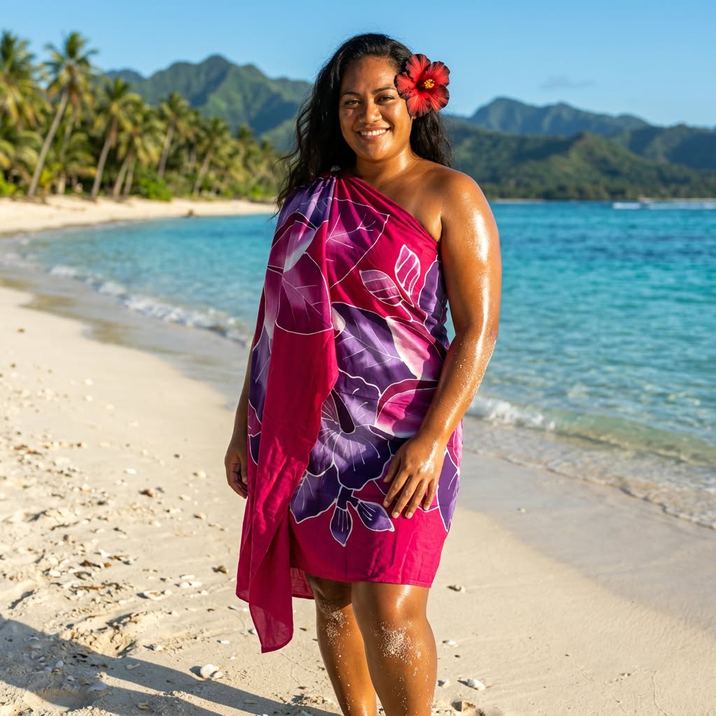 Pisila Pink Sarong