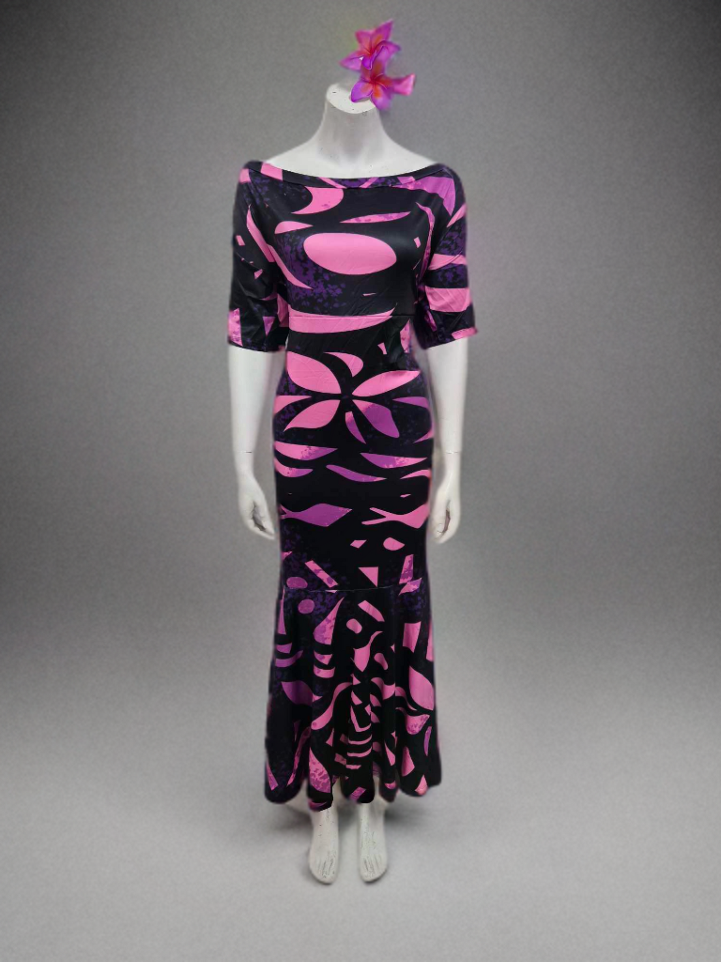 Āwhina Black Pink Dress