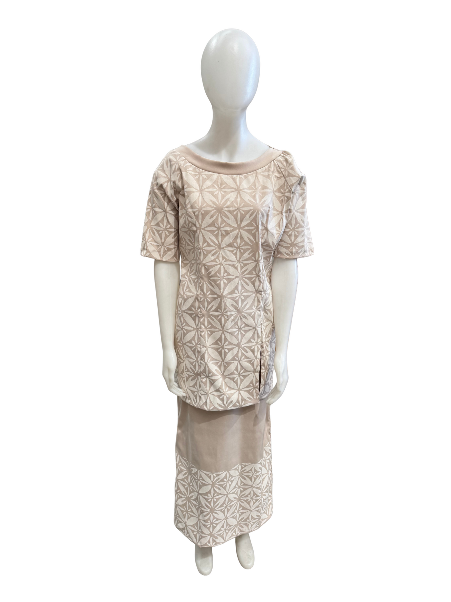 Beige on Beige Puletasi