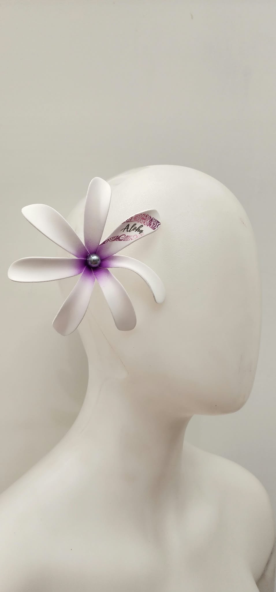 Aloha White Purple Tiare