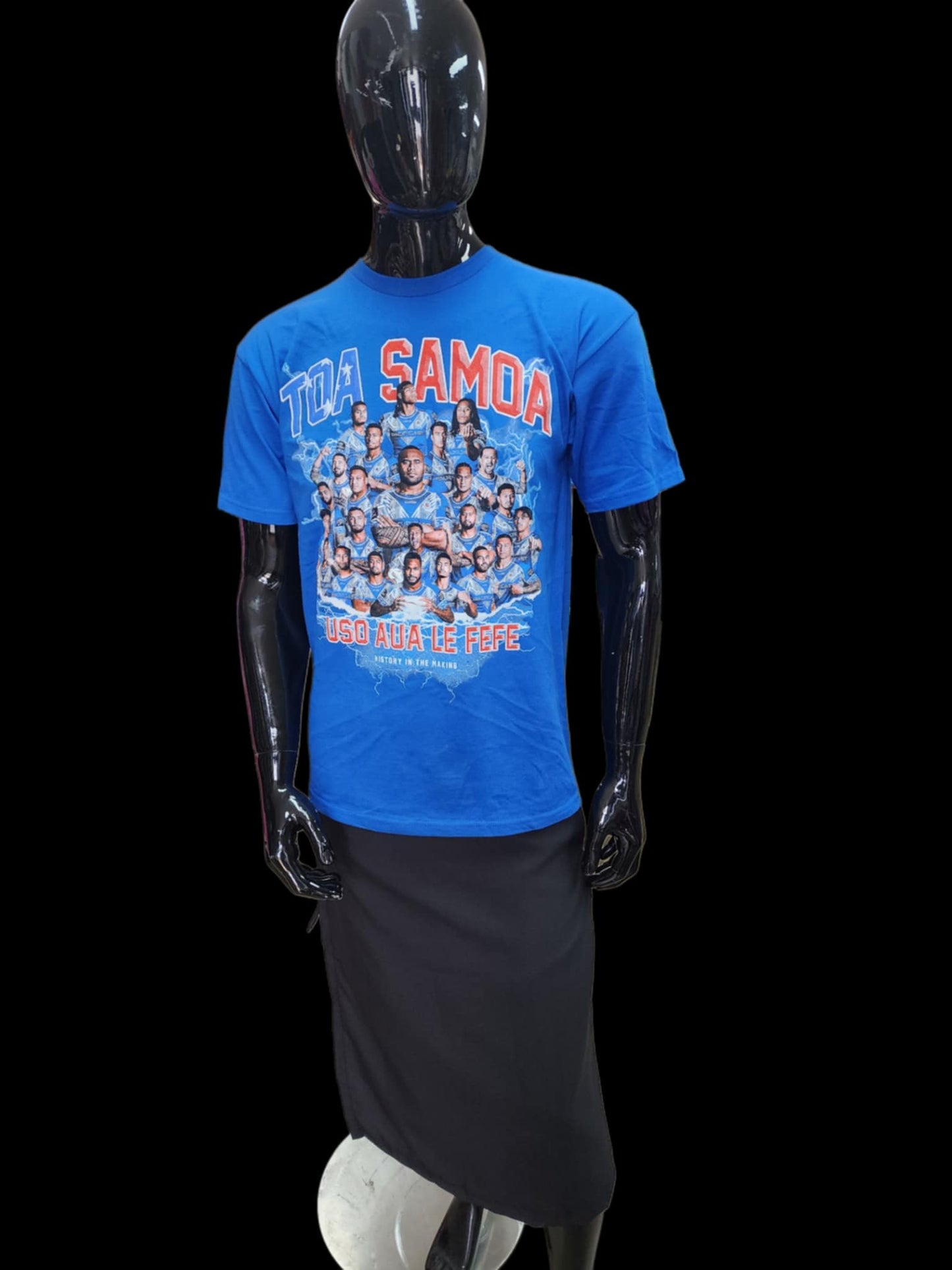 USO,Aua le Fefe! Toa Samoa Shirt (Available from Size Small-XXL)
