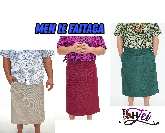 Men's Ie faitaga (Available in 4 colours)