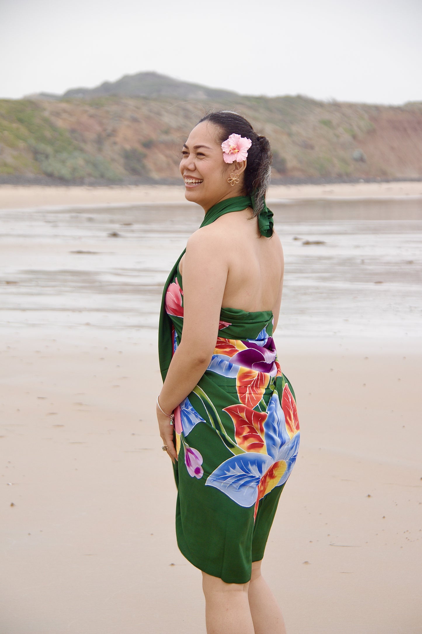 Pine Green Sarong (#18)