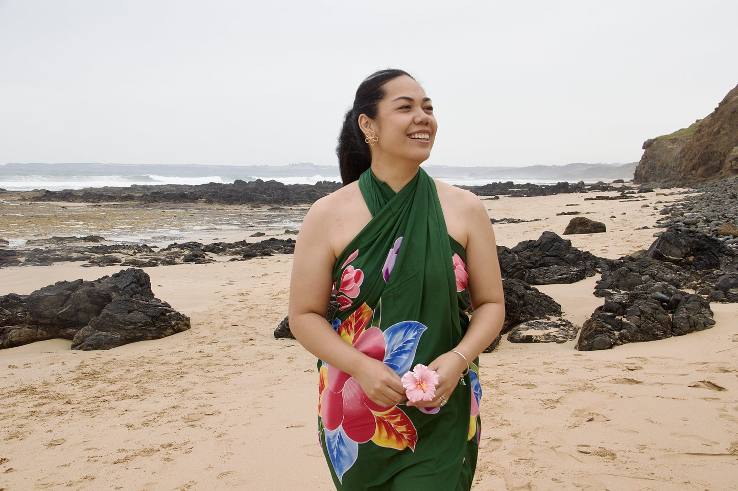 Pine Green Sarong (#18)