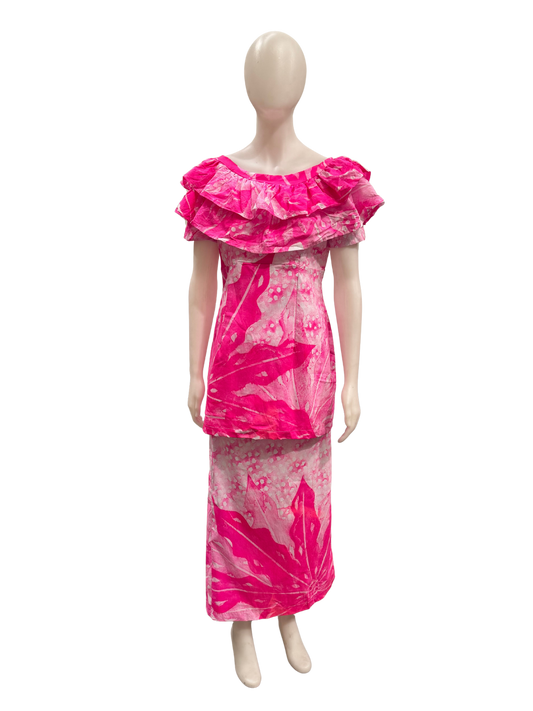 Pink/Rose Puletasi Size 16