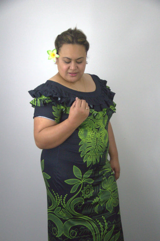 Green and Black Lora