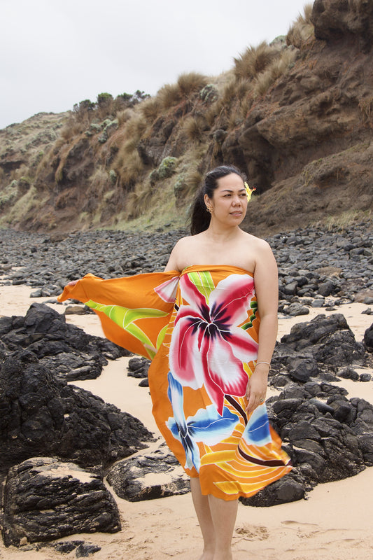 Rust Orange Sarong (#40)