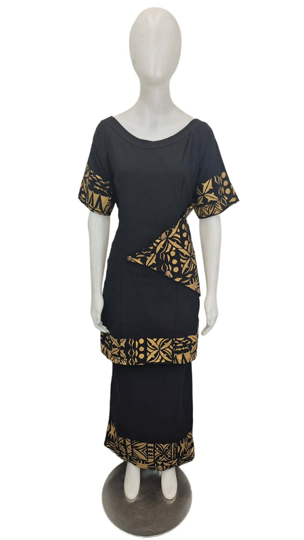 Melanie Black Gold Puletasi Size 16