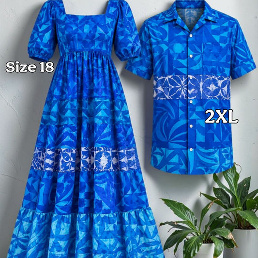 Sweeet Blue Couple Set