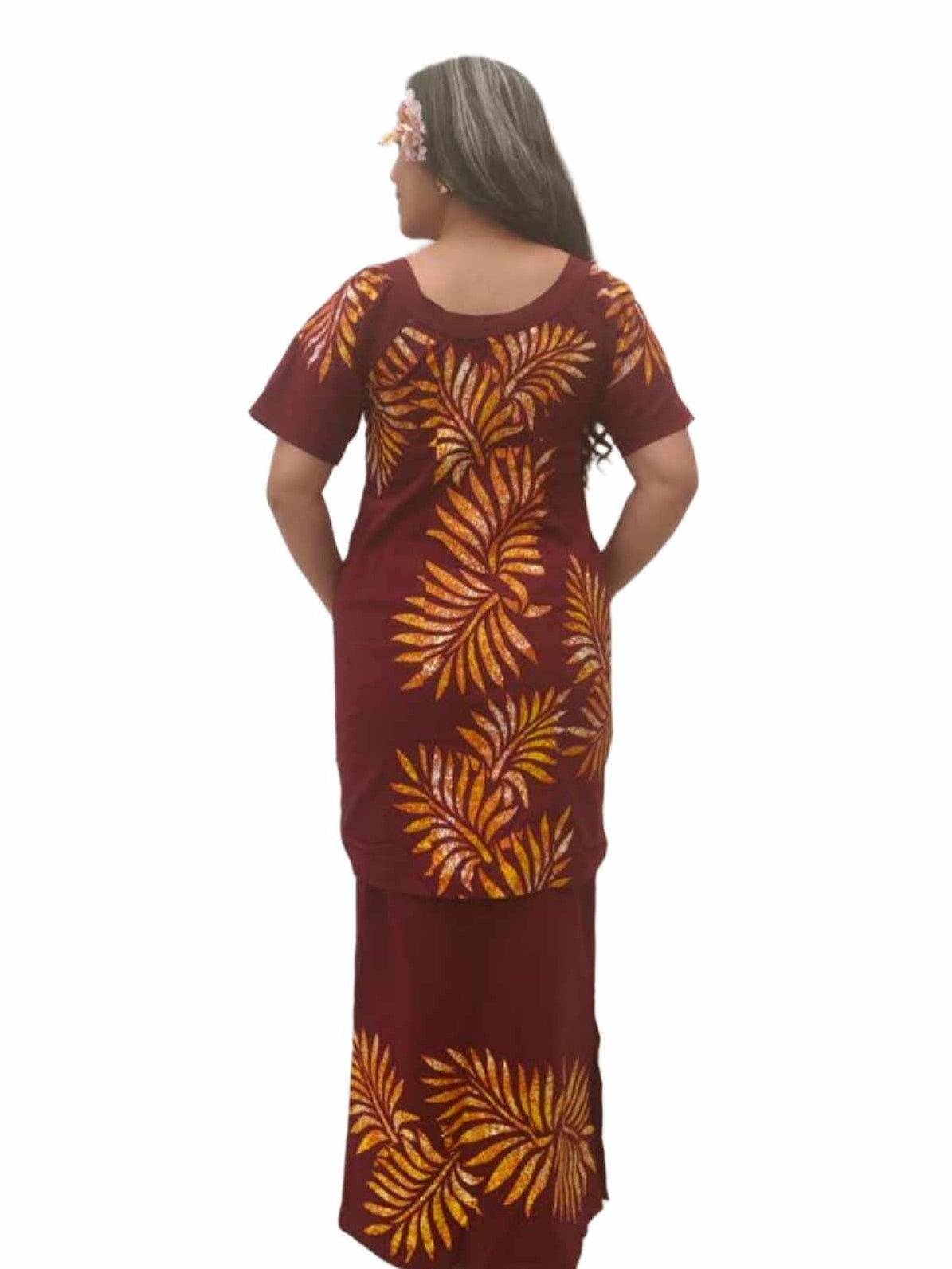 Palm Sunset Puletasi Size 16