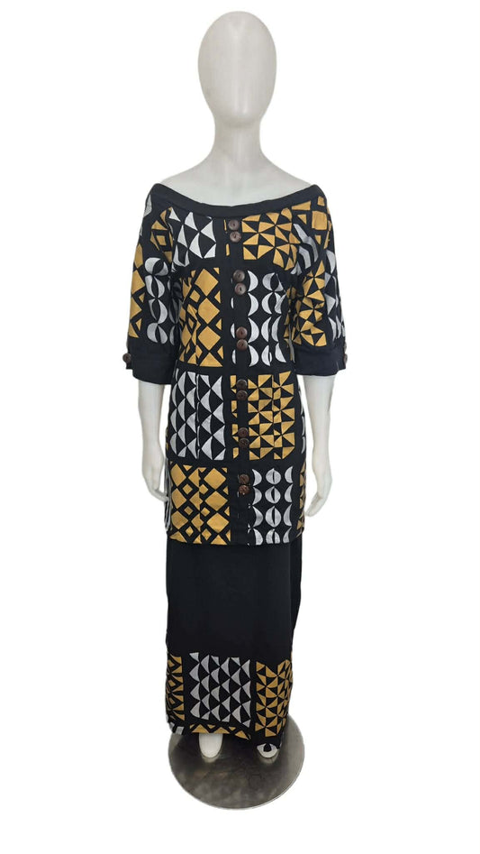 Maoa'e Black Puletasi Size 20