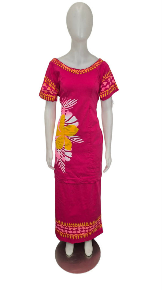 Princess Pink Puletasi Size 16