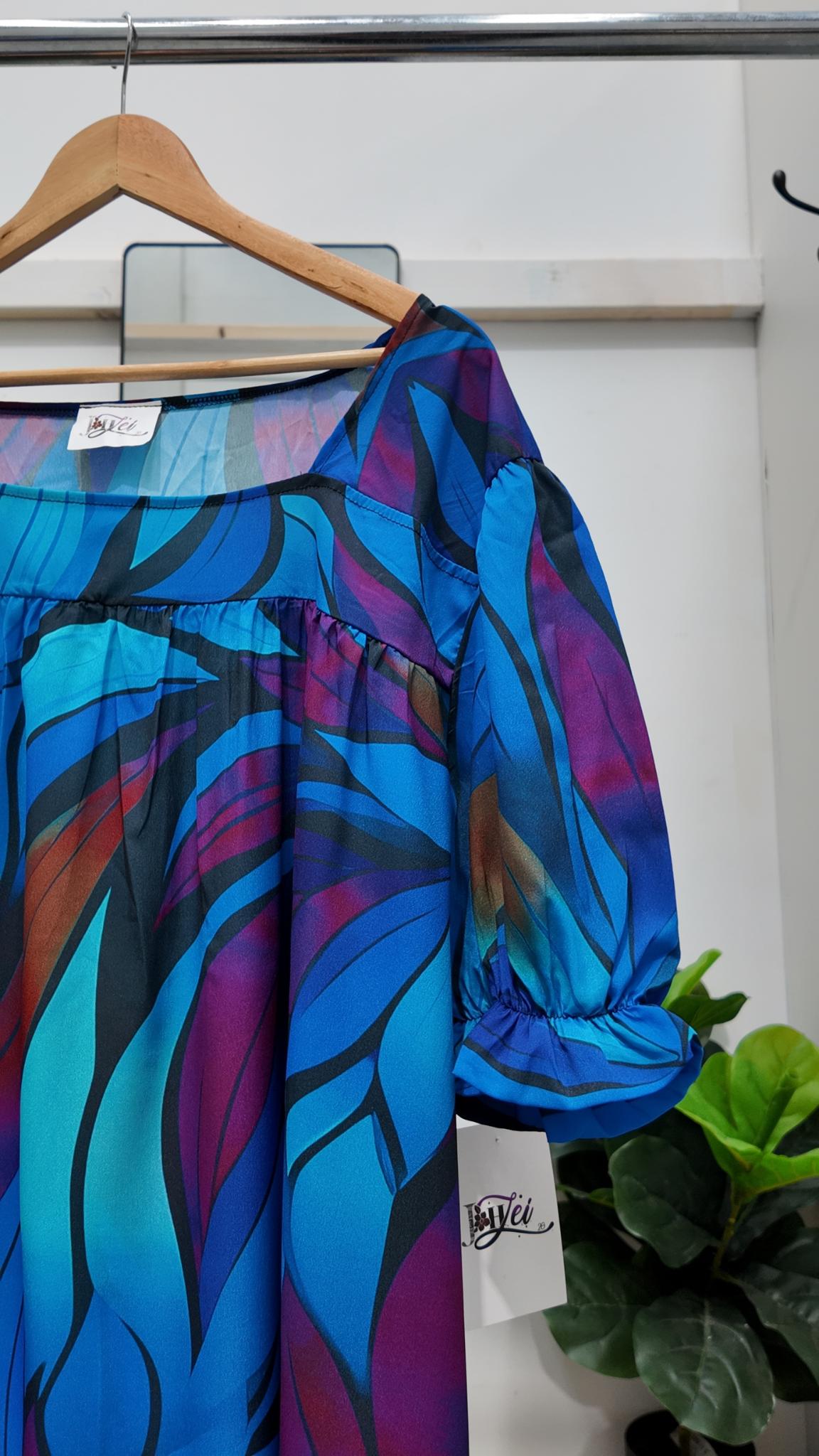 Blue Purple Nuanua Dress