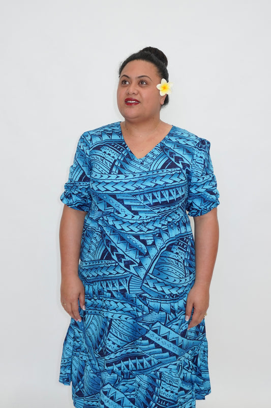 EMBELLISH BLUE {Dress & Shirt}