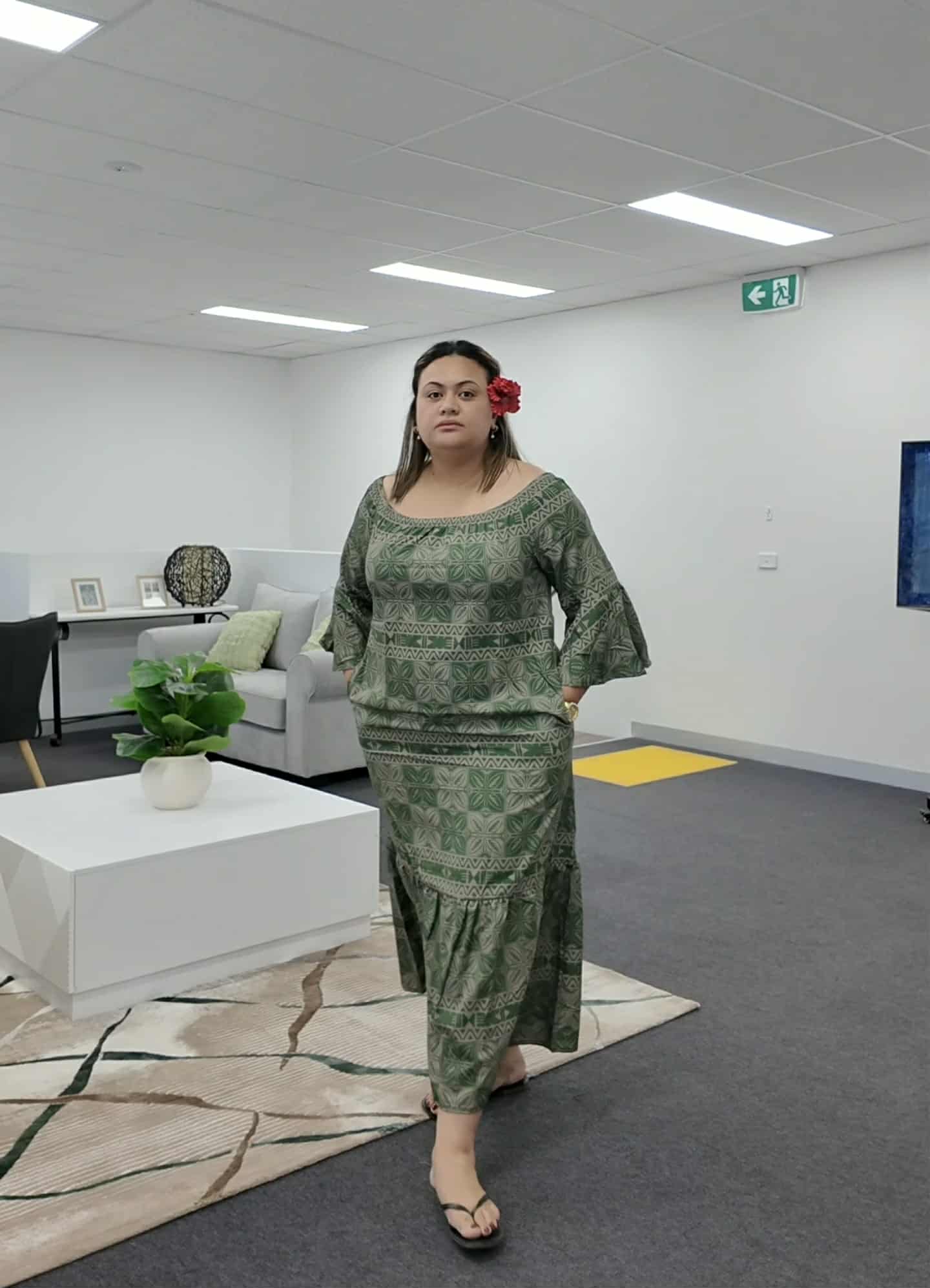 Gray Tepa Dress
