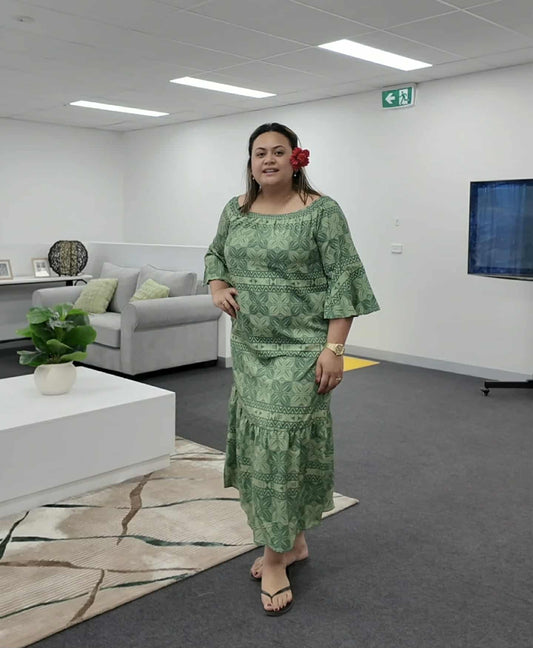 Green Tepa Dress