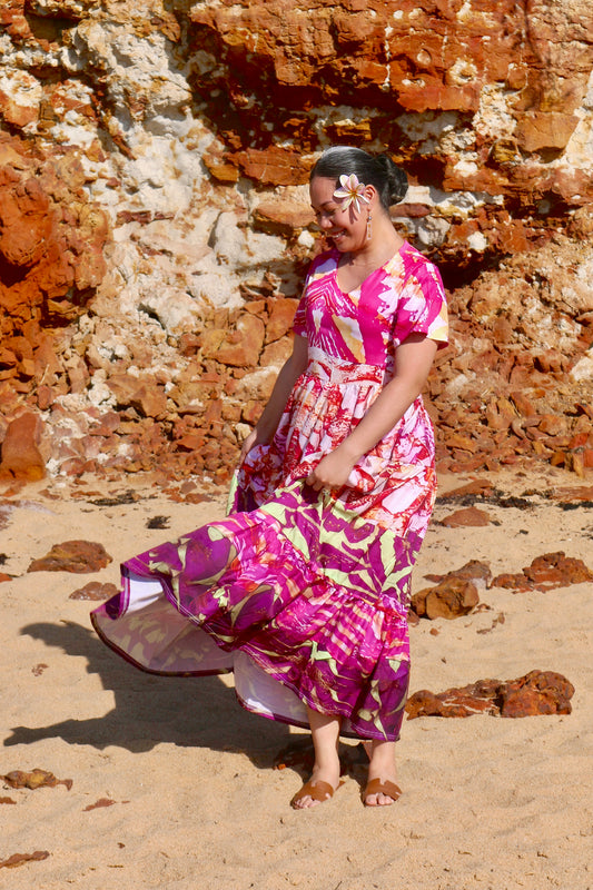 Tropical Blossom Lupe Dress