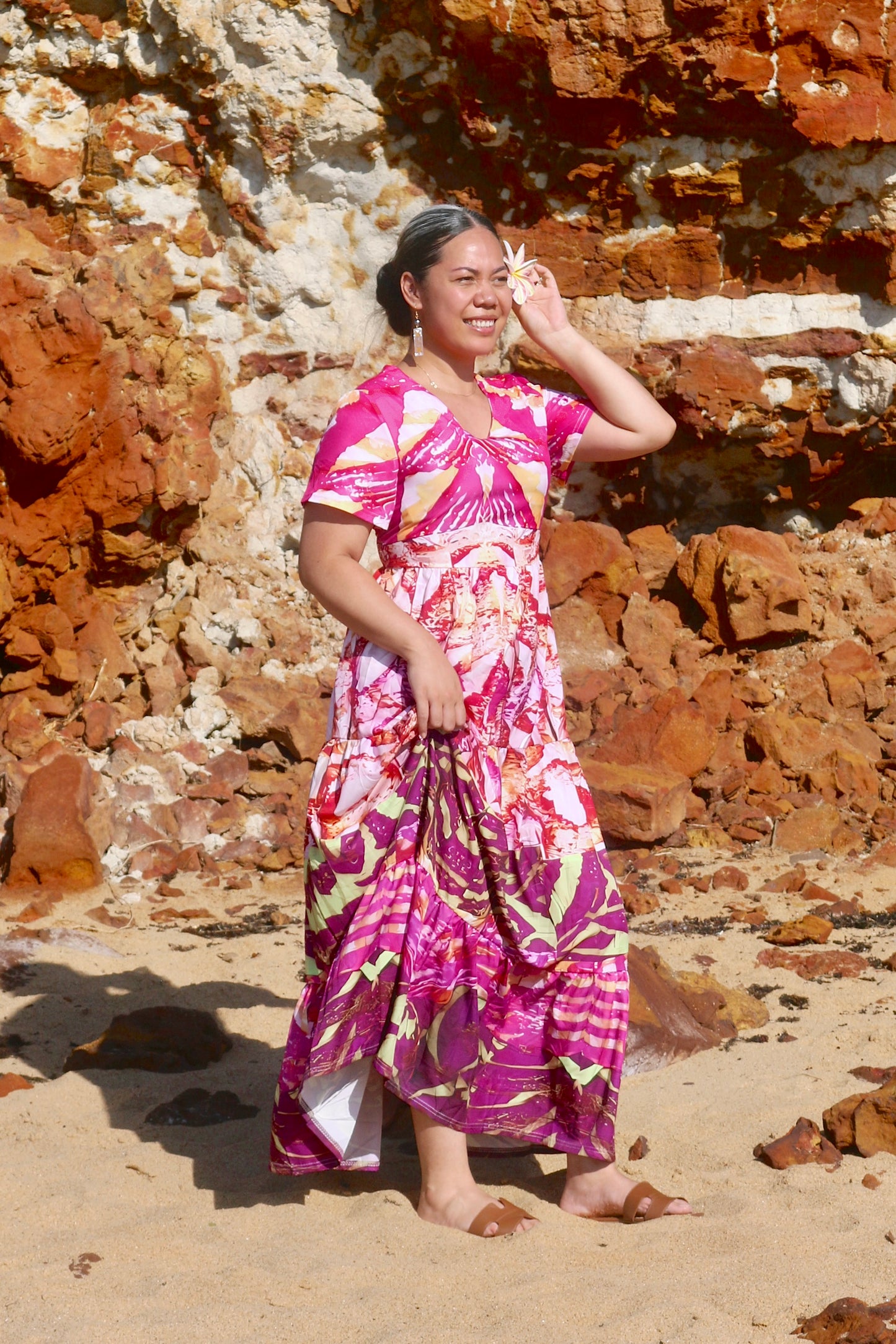 Tropical Blossom Lupe Dress