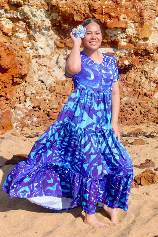 Ocean Wave Lupe Dress