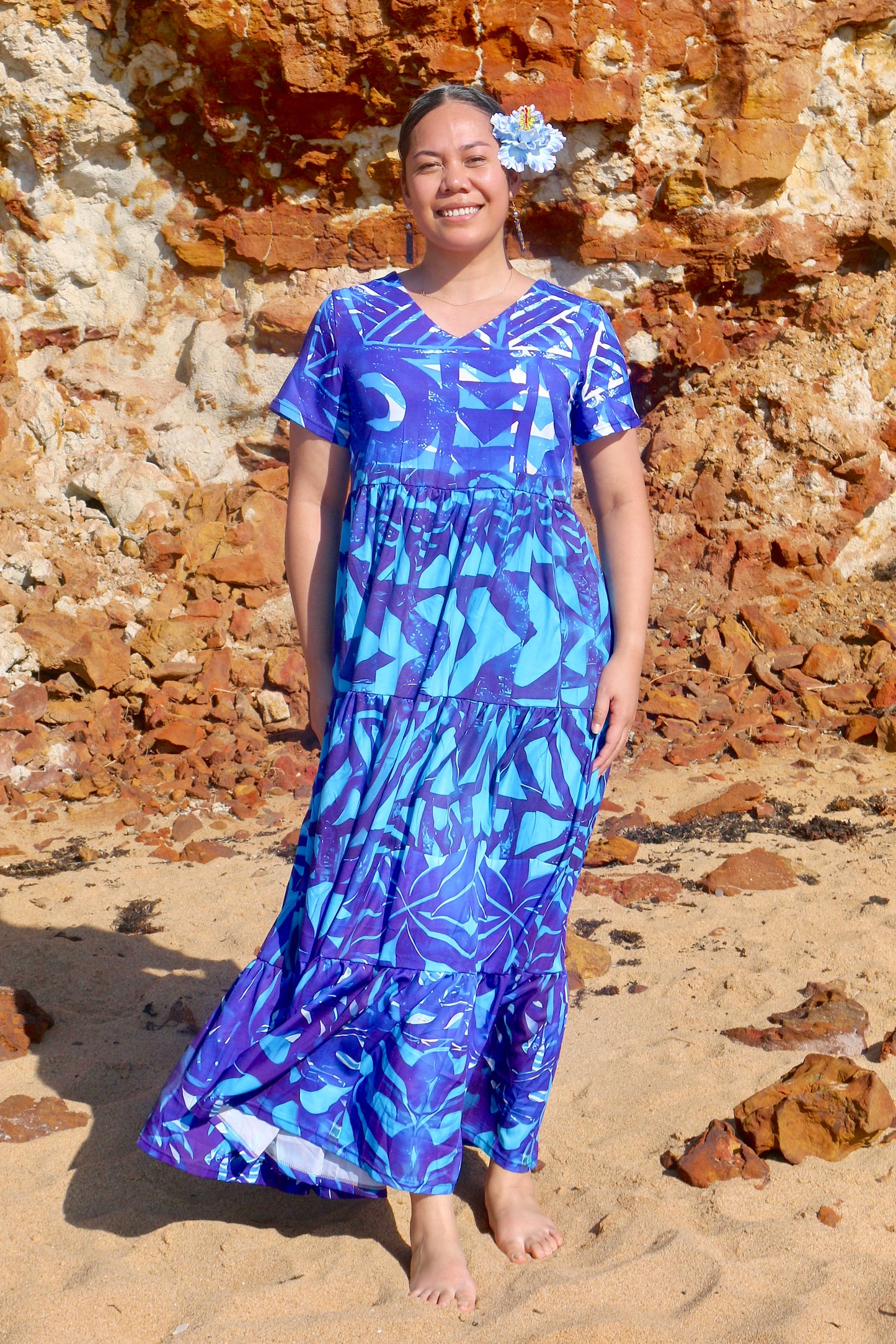 Ocean Wave Lupe Dress