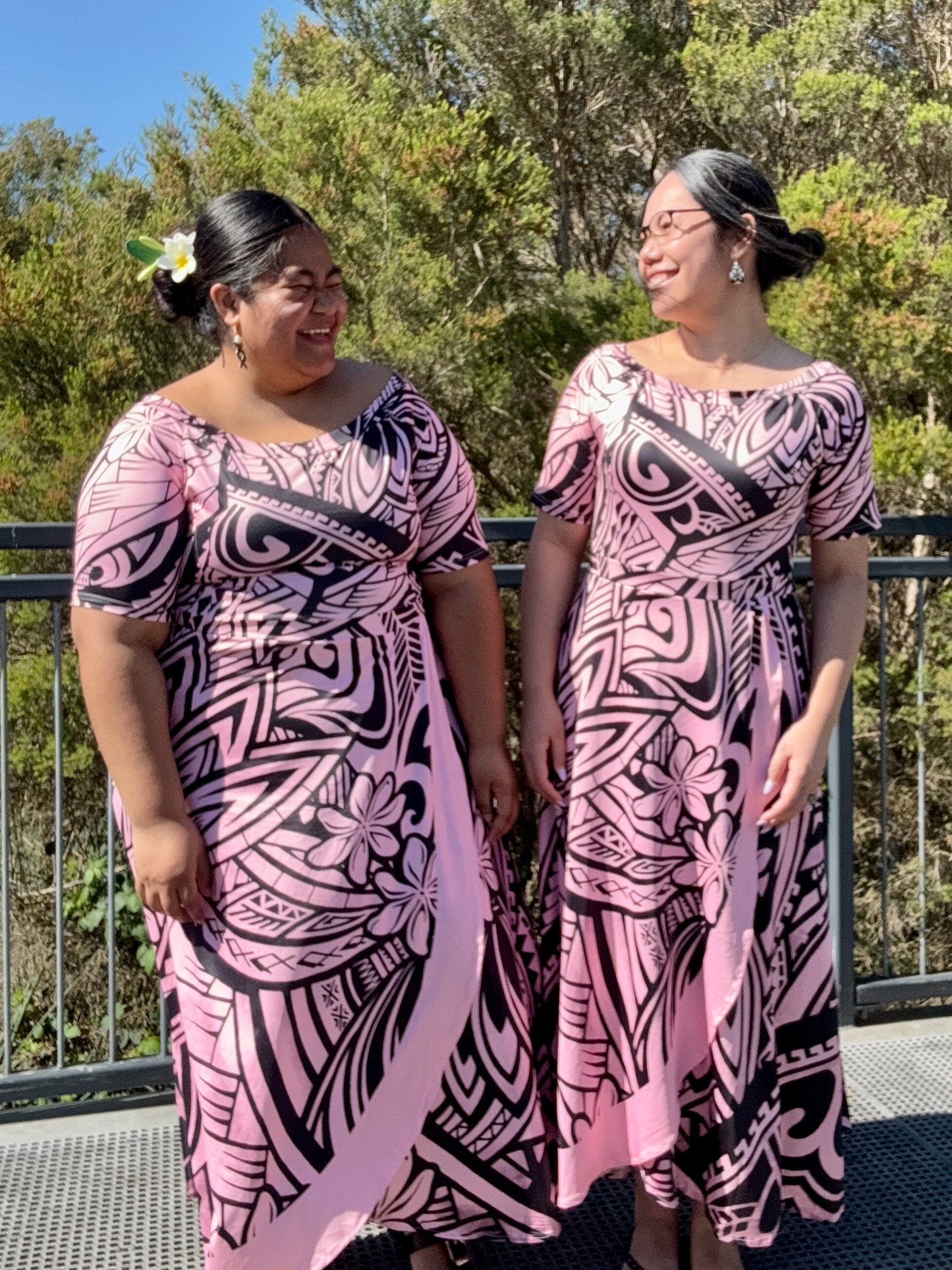 Pink and Black Tia Dress