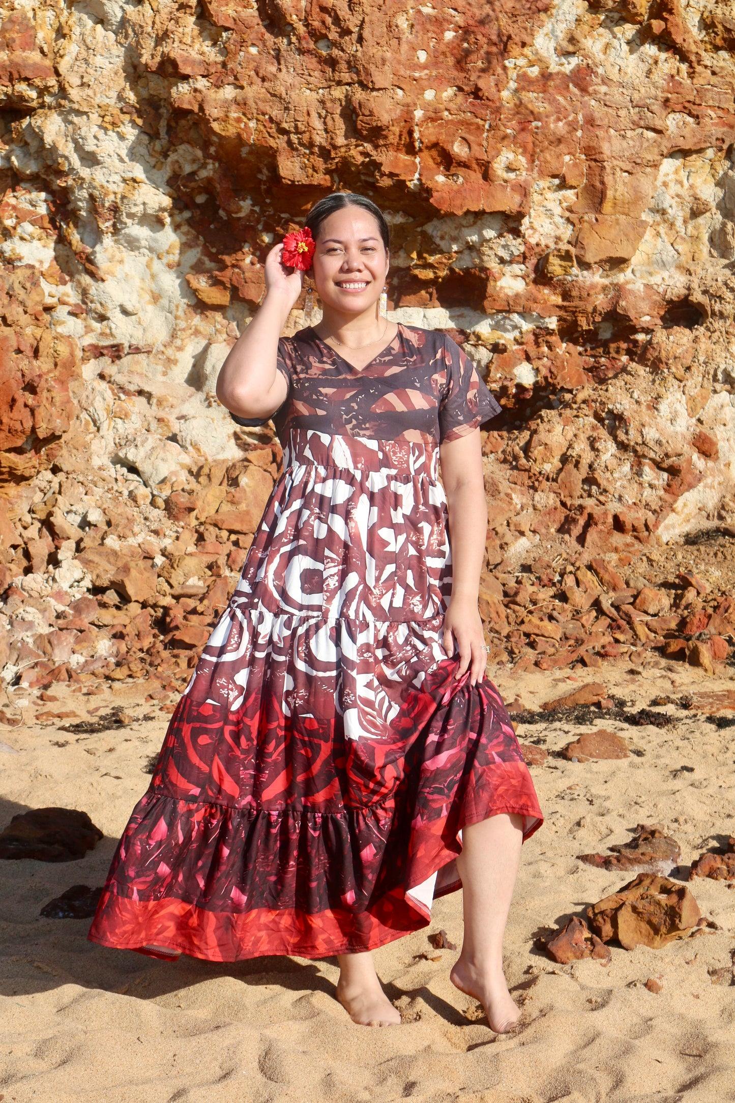 Crimson Tide Lupe Dress