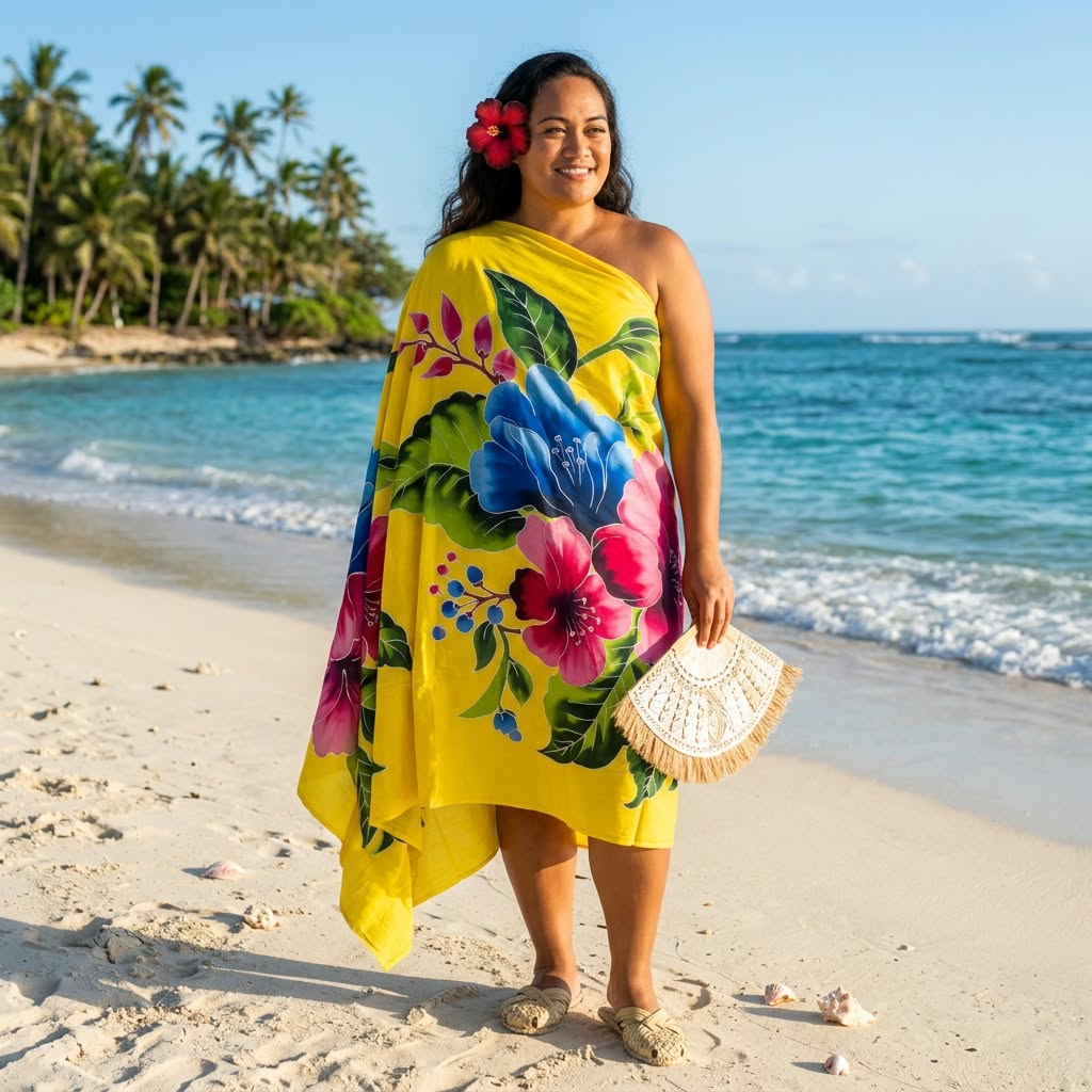 Lise Yellow Sarong