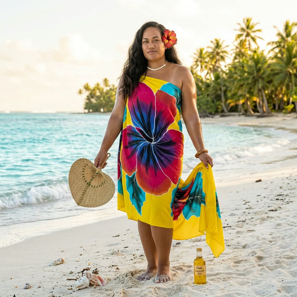 Malie yellow Sarong