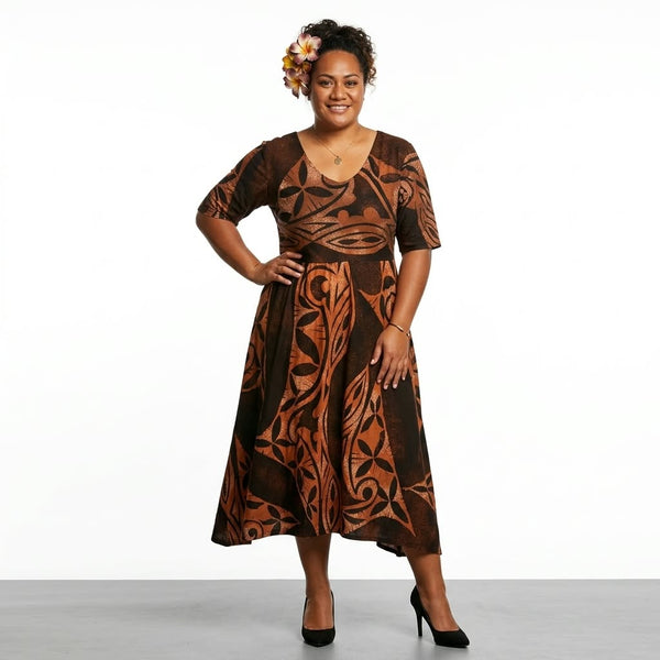 Mata Brown Dress Size 18